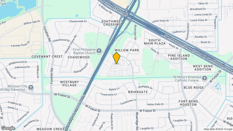 7151 Chasewood Dr Map and Location Details