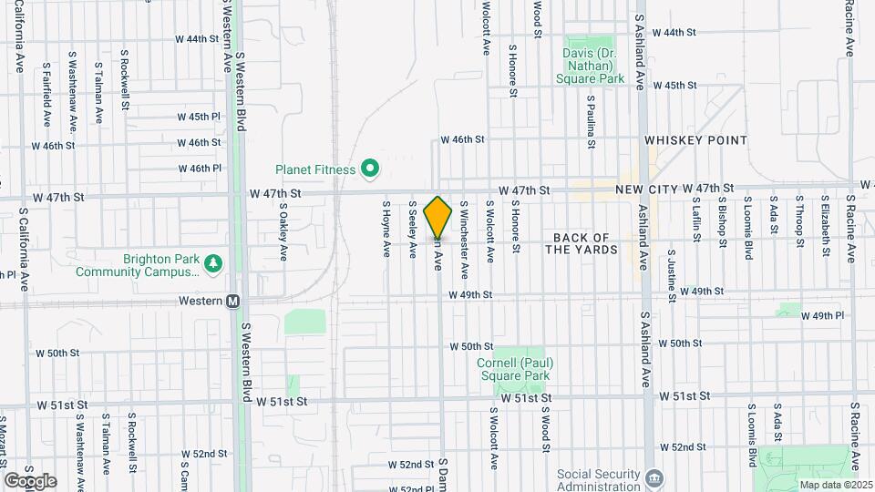1943 W 48th St Map and Location Details