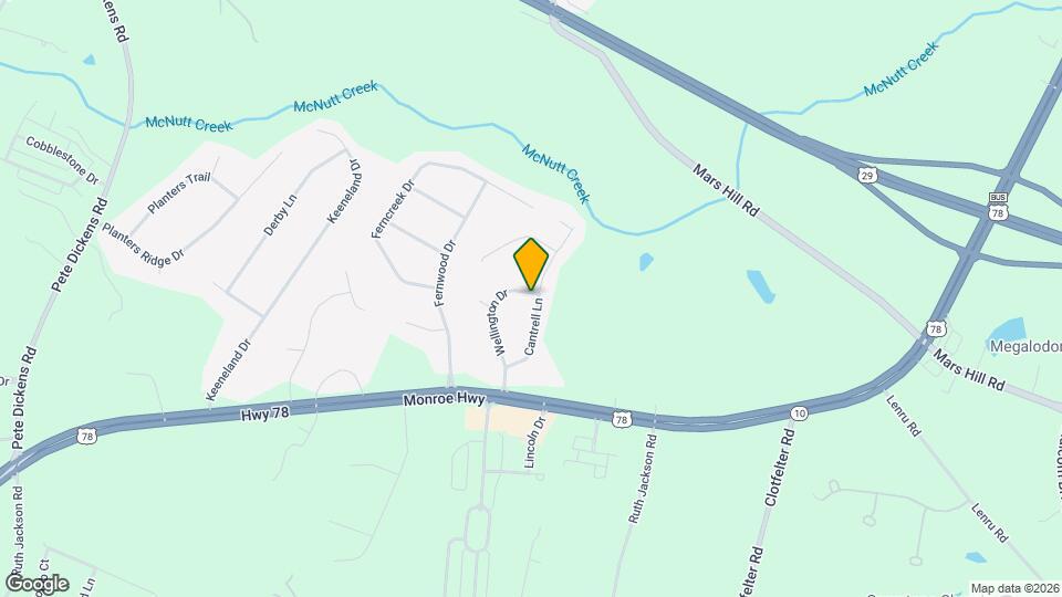 1091 Cantrell Ln Map and Location Details