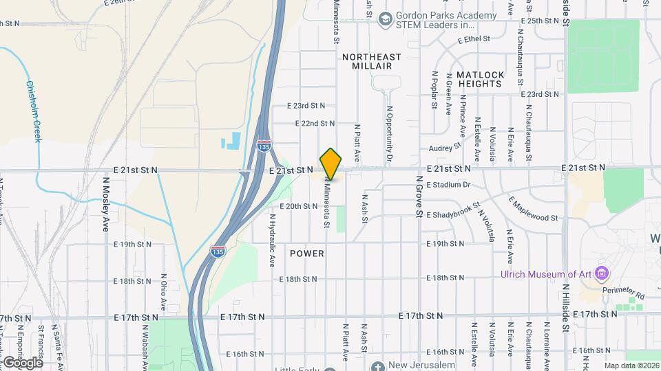 2126 N Minnesota St Map and Location Details