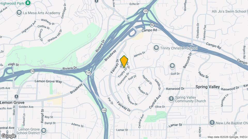 3574 Trophy Dr Mapa y Detalles de la Ubicación