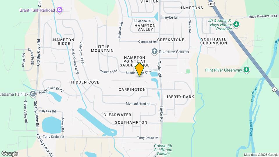 6907 Breyerton Way SE Mapa y Detalles de la Ubicación