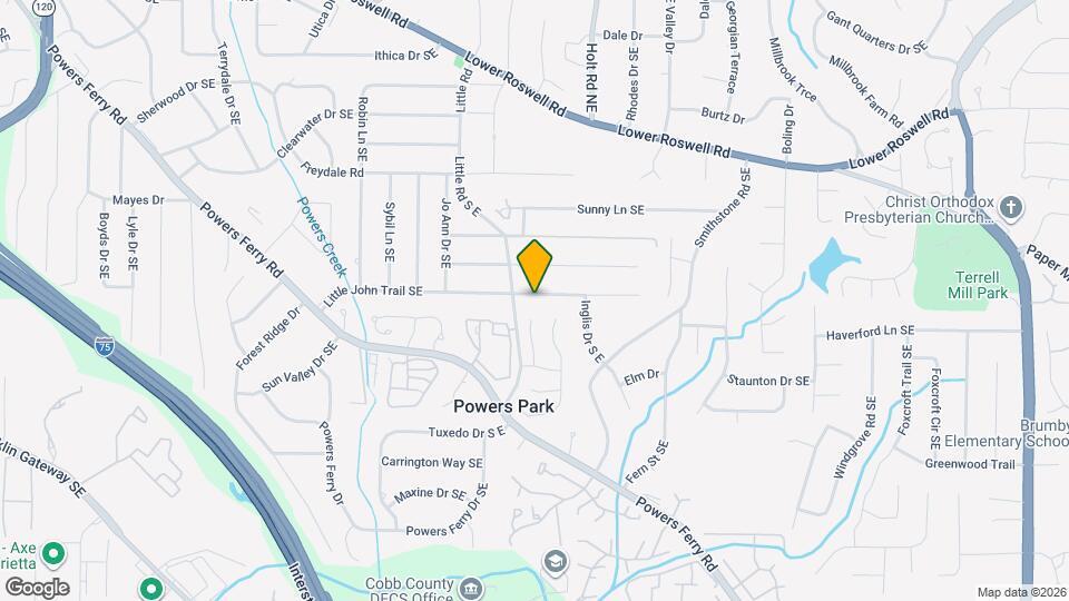 2502 Little John Trail SE Map and Location Details