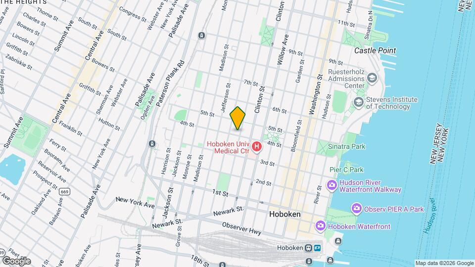 402 Grand St Map and Location Details