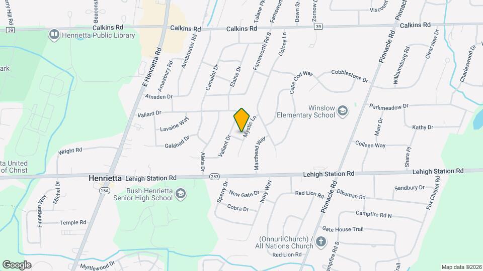 215 Mystic Ln Map and Location Details