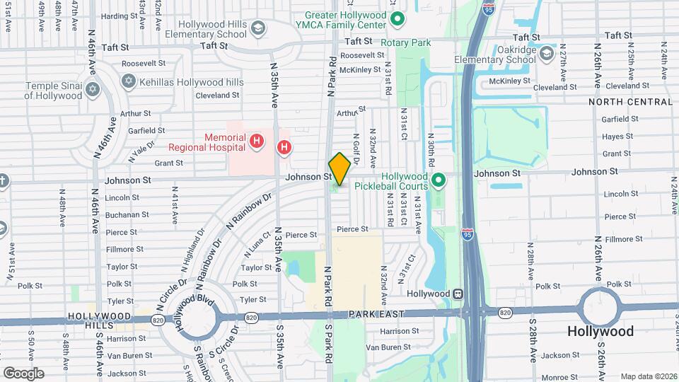 816 N Golf Dr Map and Location Details