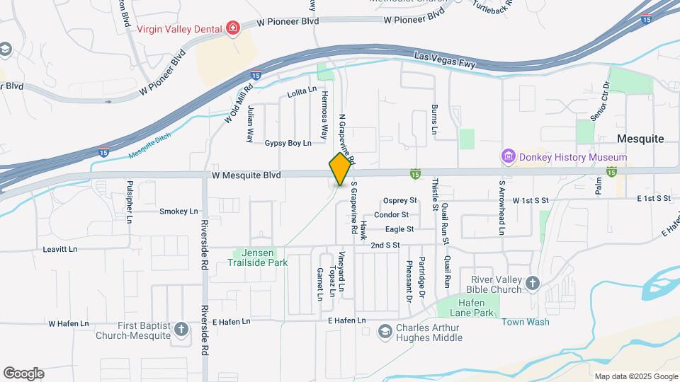 606 W Mesquite Blvd Mapa y Detalles de la Ubicación