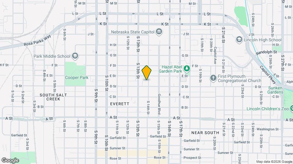 1029 S 14th St Map and Location Details