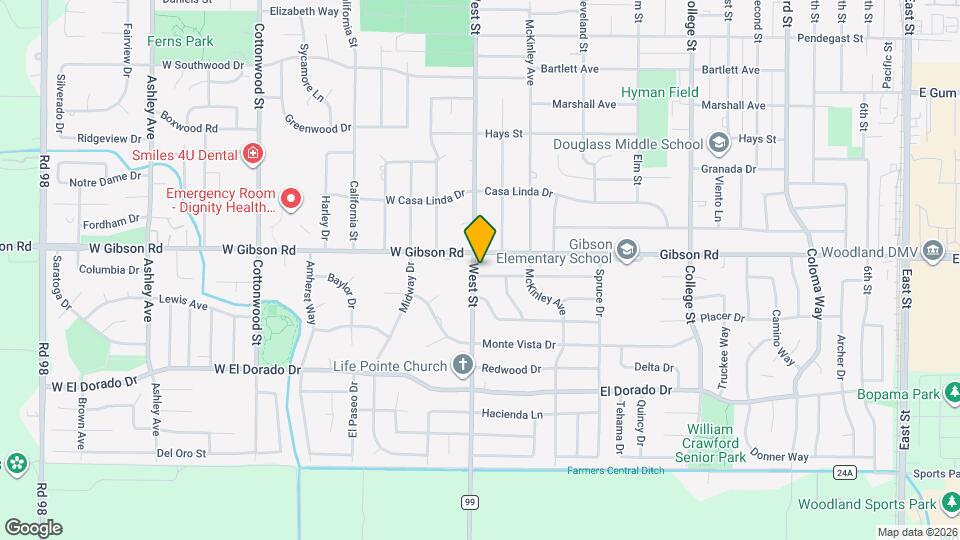 1 Cypress Dr Map and Location Details