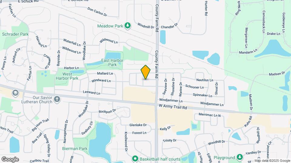 1873 Whaler Ln Map and Location Details