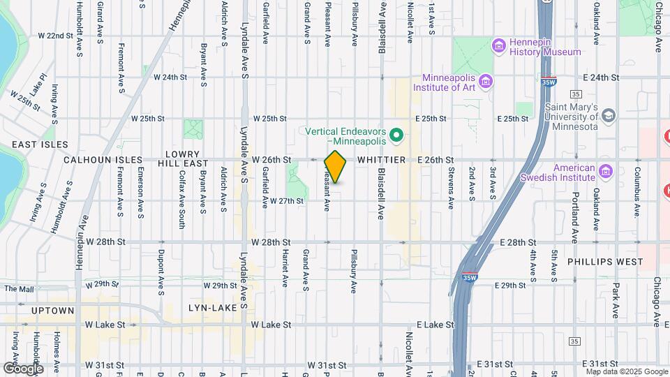 2637 Pleasant Ave S Mapa y Detalles de la Ubicación