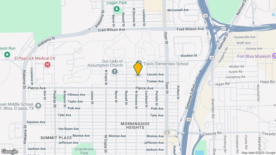 4808 N Stevens St Map and Location Details