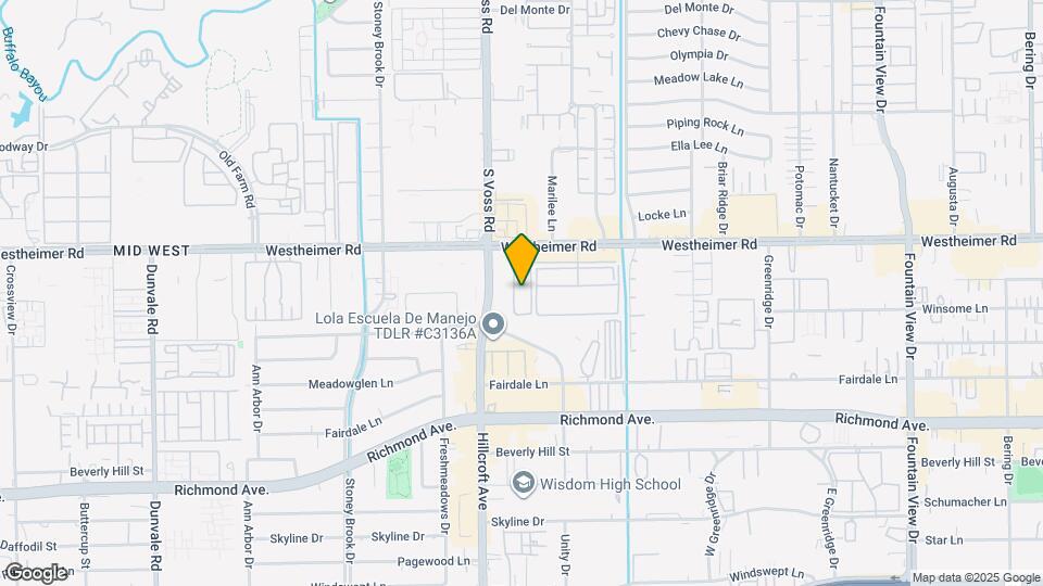 6505 Westheimer Rd Map and Location Details