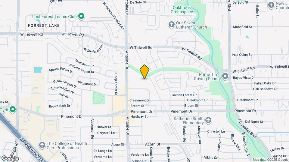 5644 Birchmont Dr Map and Location Details