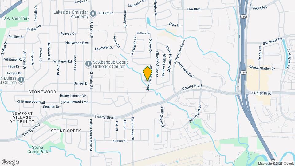 1104 Summerbrook Dr Map and Location Details