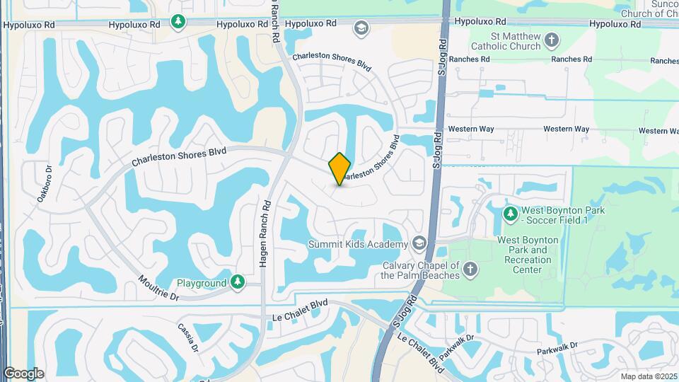 6639 Hatteras Dr Map and Location Details