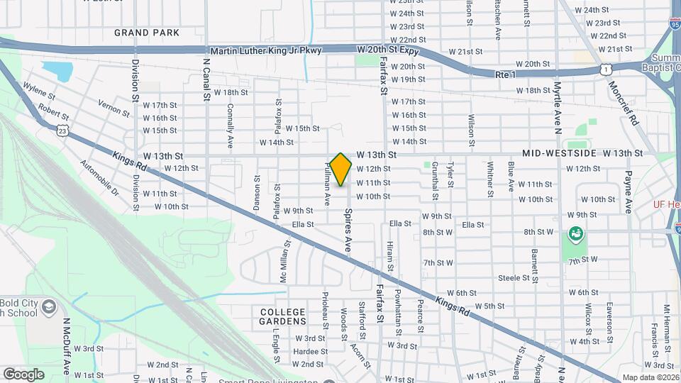 1915 W 10th St Map and Location Details
