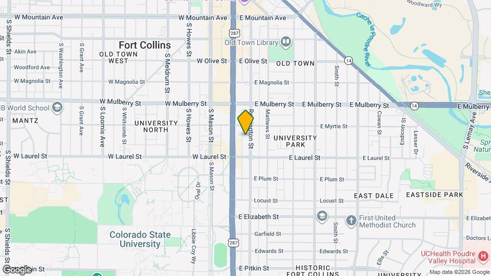 617 Remington St Map and Location Details