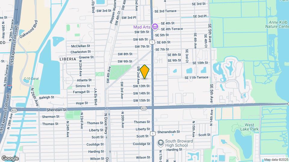 37 SW 12th St Map and Location Details