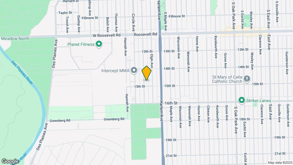 1436 Marengo Ave Map and Location Details