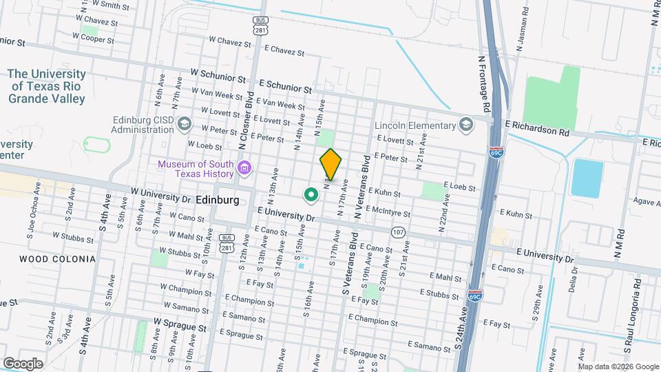 606 E Kuhn St Map and Location Details