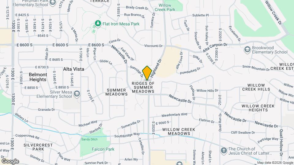 1987 E Ashridge Cir Map and Location Details