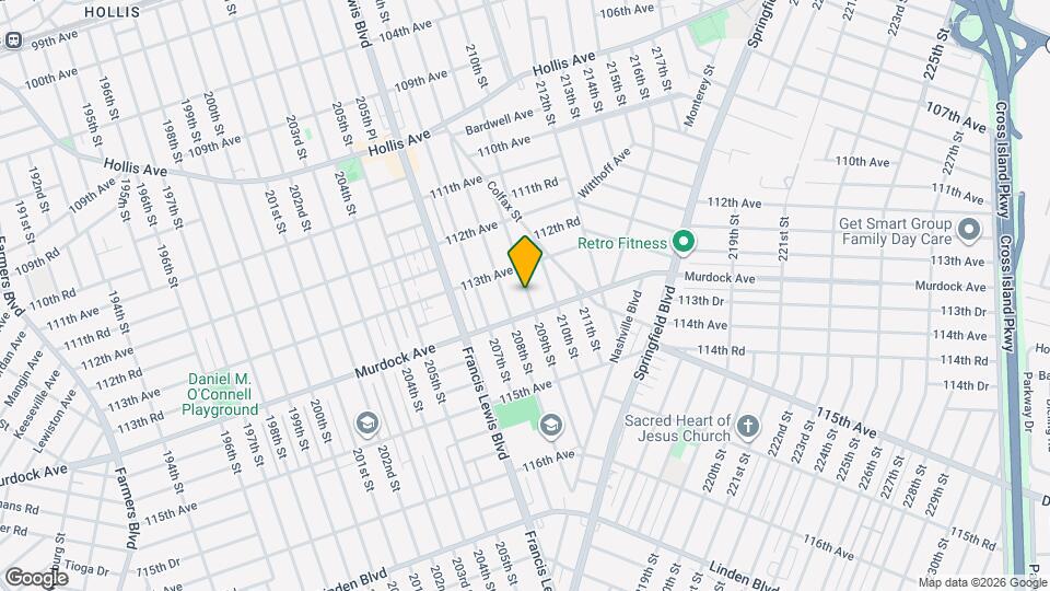 113-28 209th St Map and Location Details