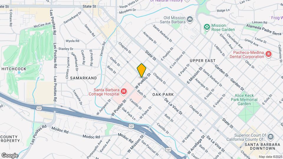 2301 De la Vina St, Unit 2301 A  delavina street c Mapa y Detalles de la Ubicación