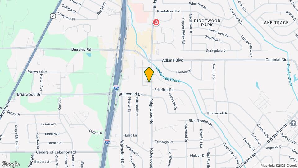 5606 Warwick Dr Map and Location Details