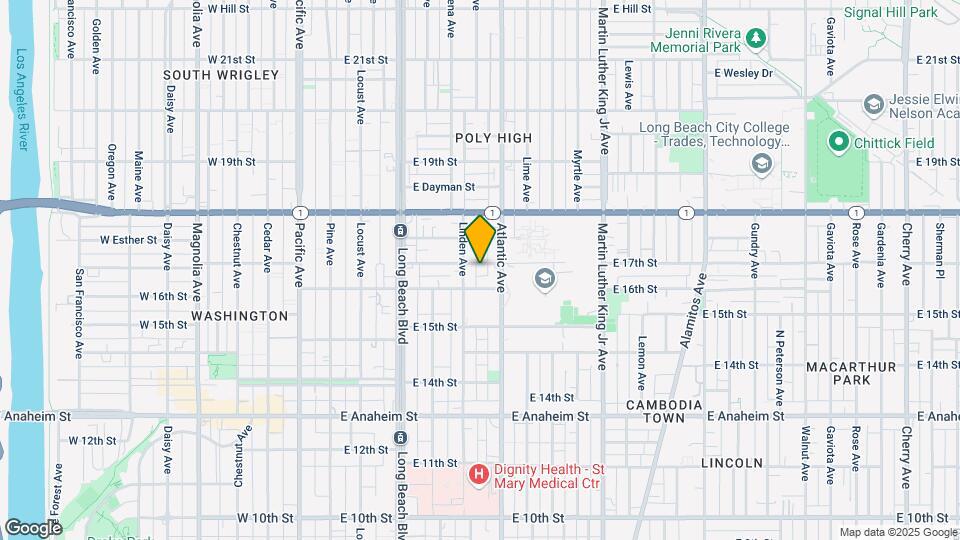 520 E 17th St Map and Location Details