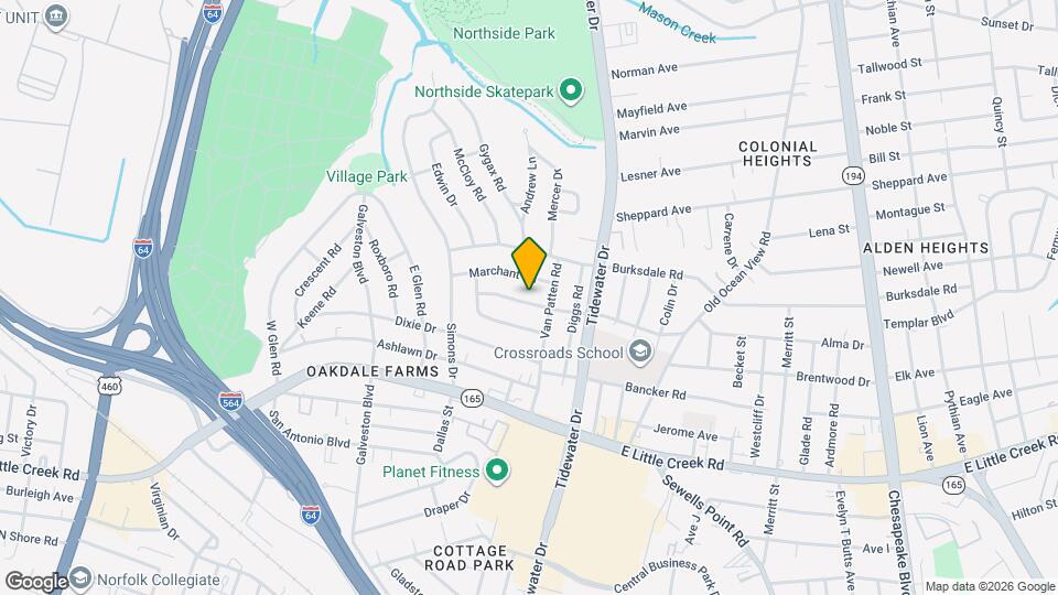 536 Leonard Rd Map and Location Details