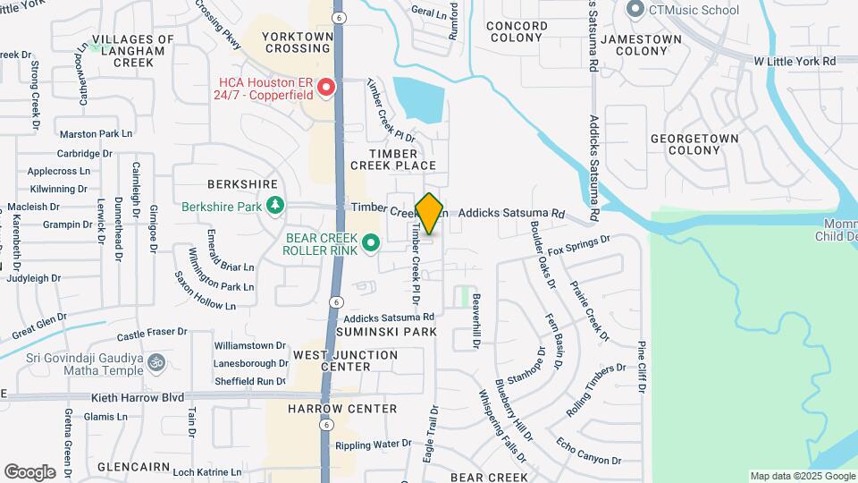 5450 Timber Creek Pl Dr Mapa y Detalles de la Ubicación