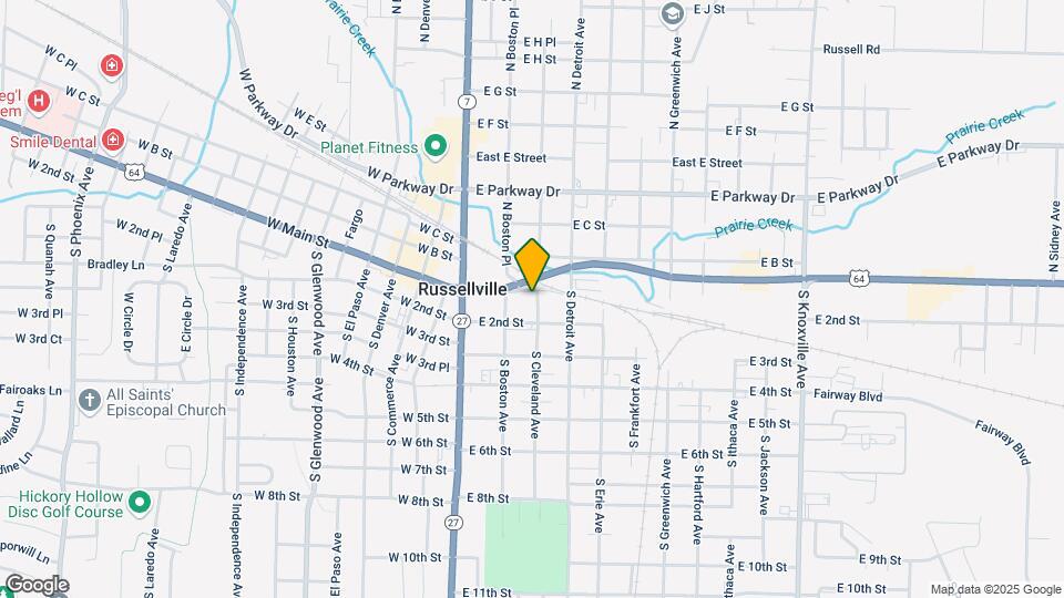 104 S Cleveland Ave Map and Location Details