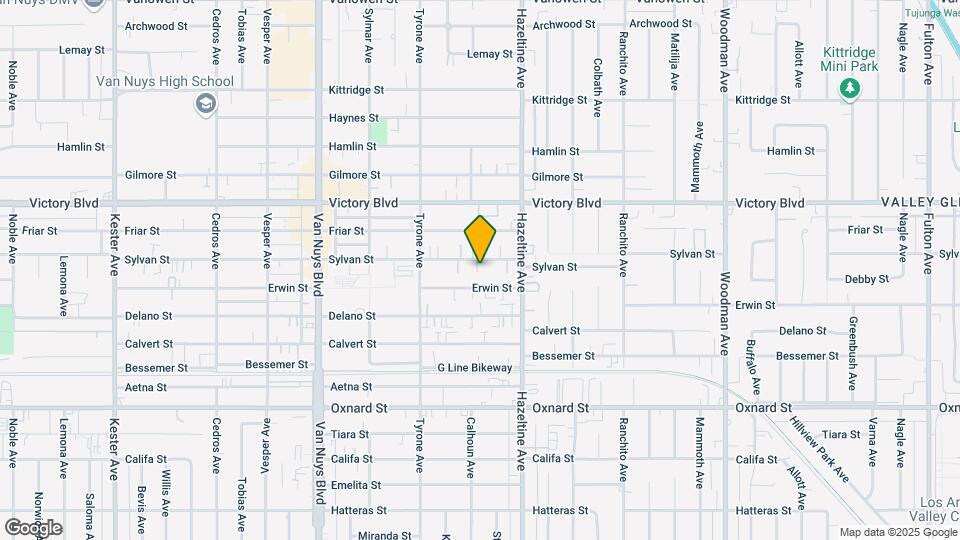 14154 Sylvan St Map and Location Details