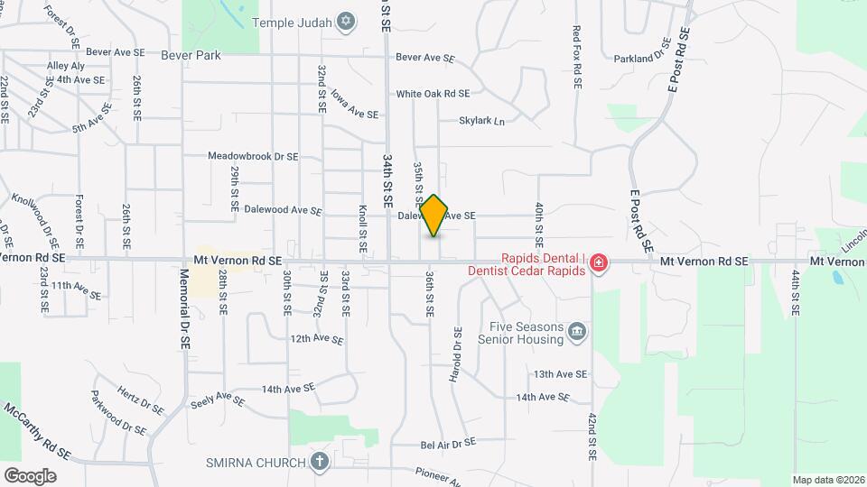 801 36th St SE Mapa y Detalles de la Ubicación