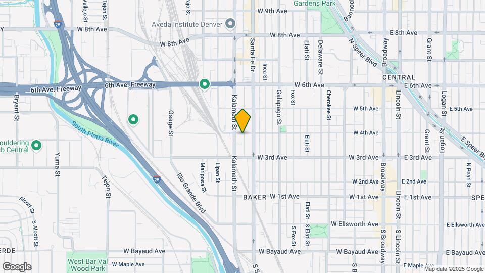 930 W 4th Ave Map and Location Details