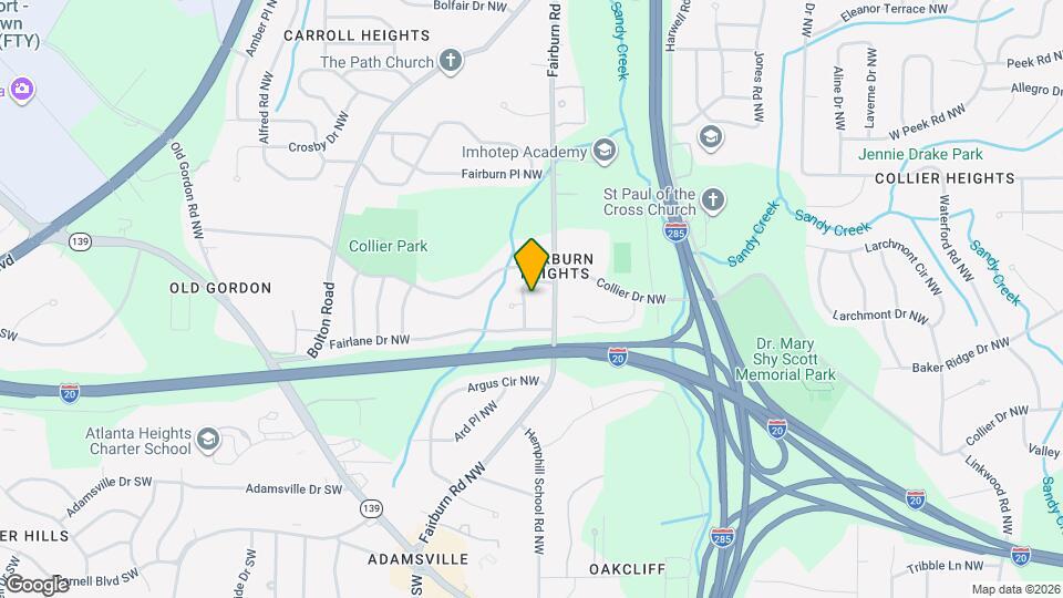 477 Fairlane Cir NW Map and Location Details