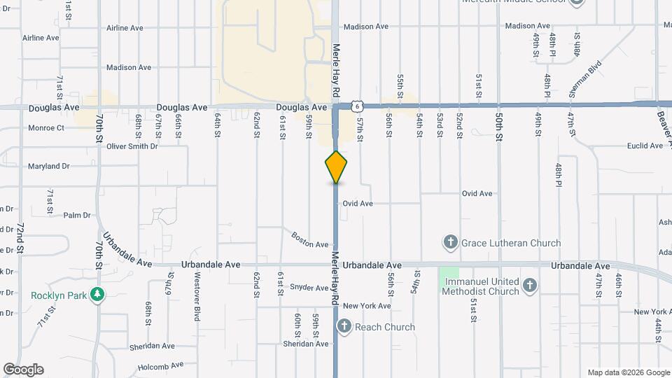 3421 Merle Hay Rd Map and Location Details