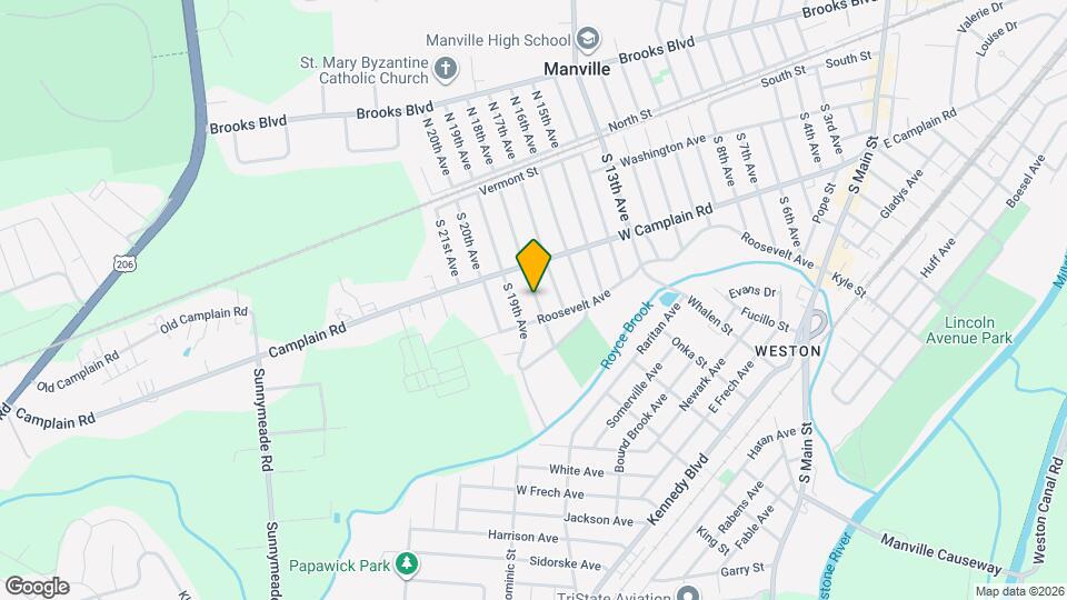 232 S 18th Ave Map and Location Details