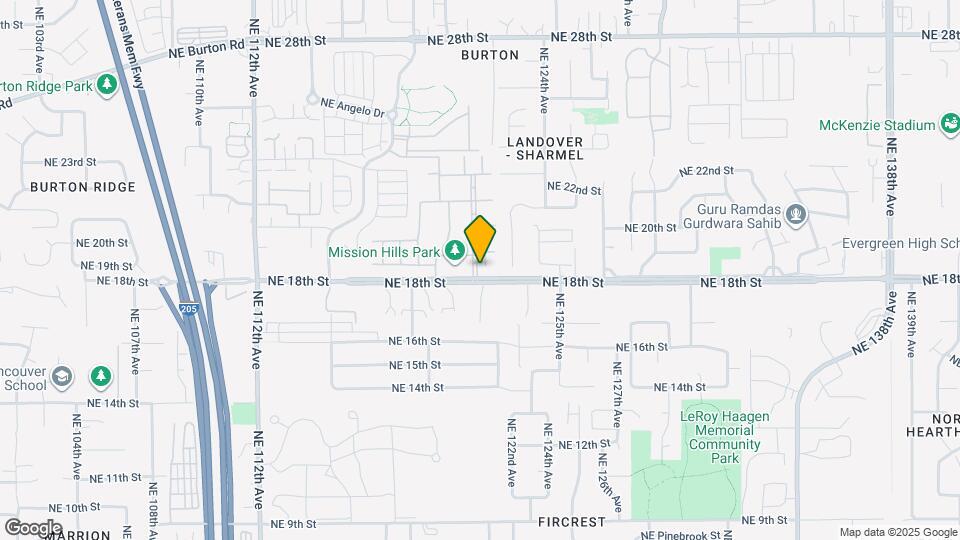 1509 NE 121st Ave Map and Location Details