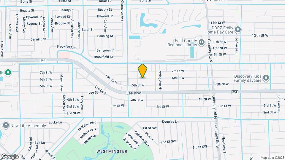 4715 6th St W Map and Location Details