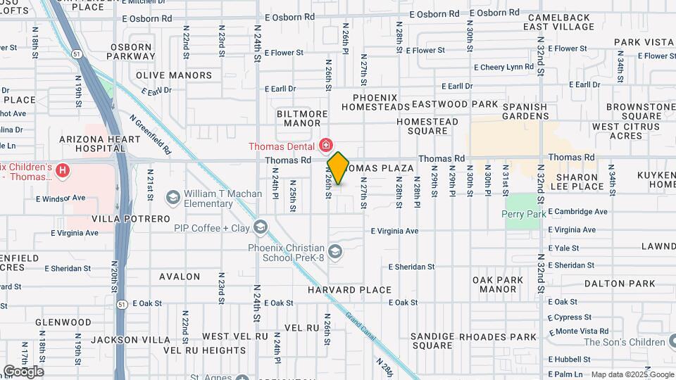 2619 E Windsor Ave Mapa y Detalles de la Ubicación