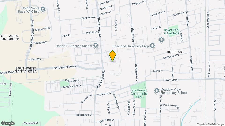 1447 Trombetta St Map and Location Details