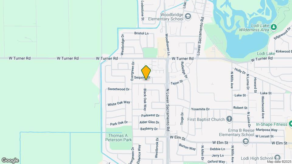 2633 Tejon St Map and Location Details