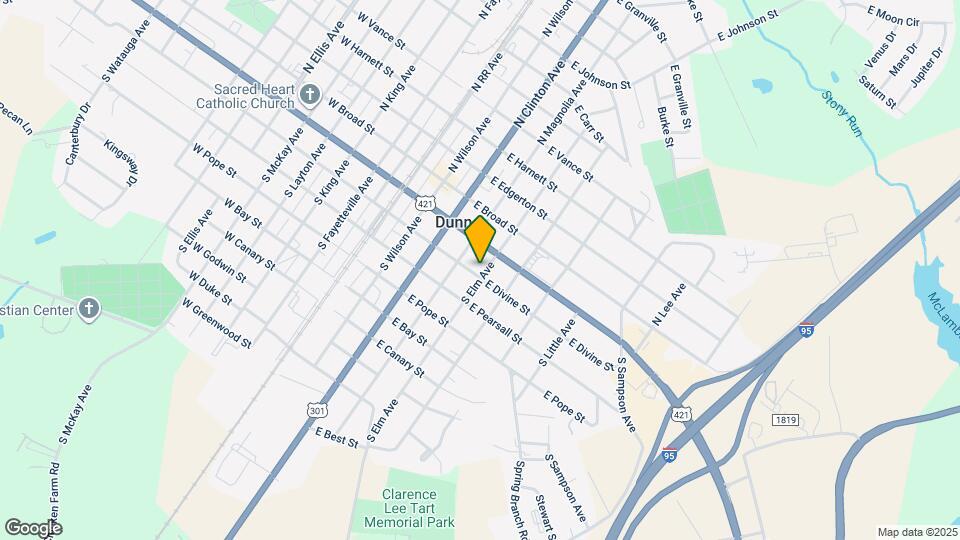 210 S Elm Ave Map and Location Details