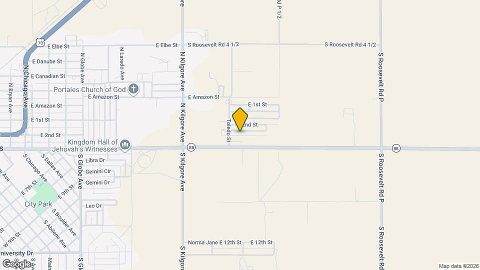 2129 Hayes Map and Location Details