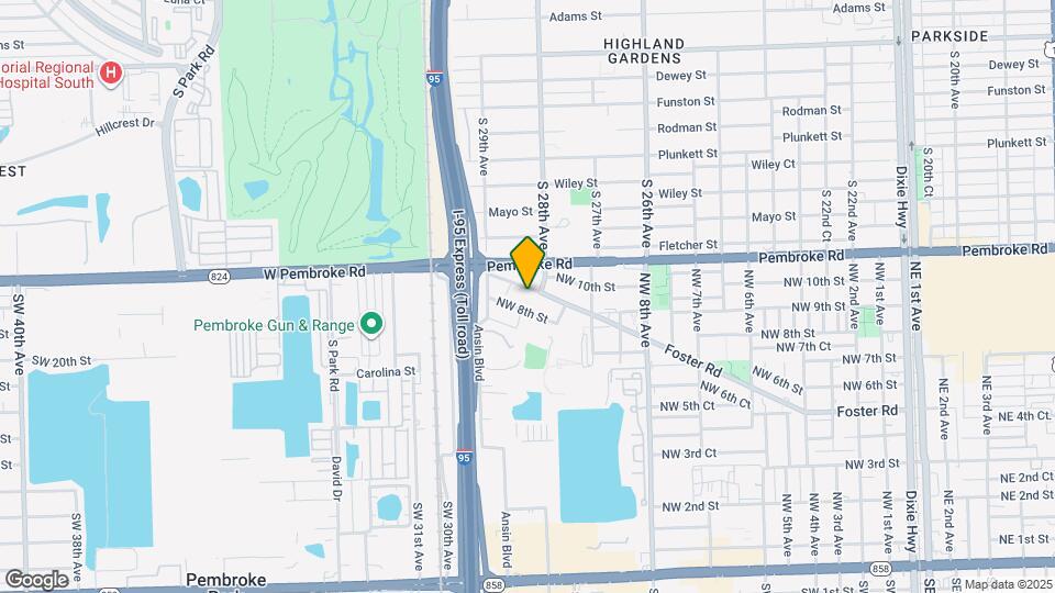 1018 Foster Rd Map and Location Details