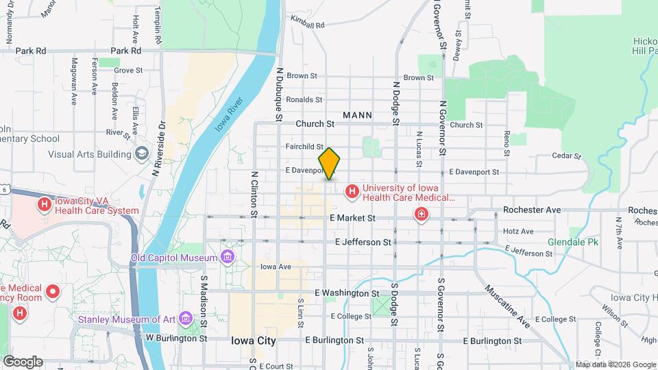 310 N Gilbert St Map and Location Details