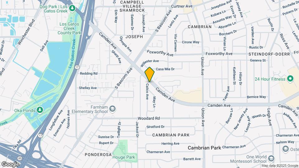 2194 Camden Ave Map and Location Details