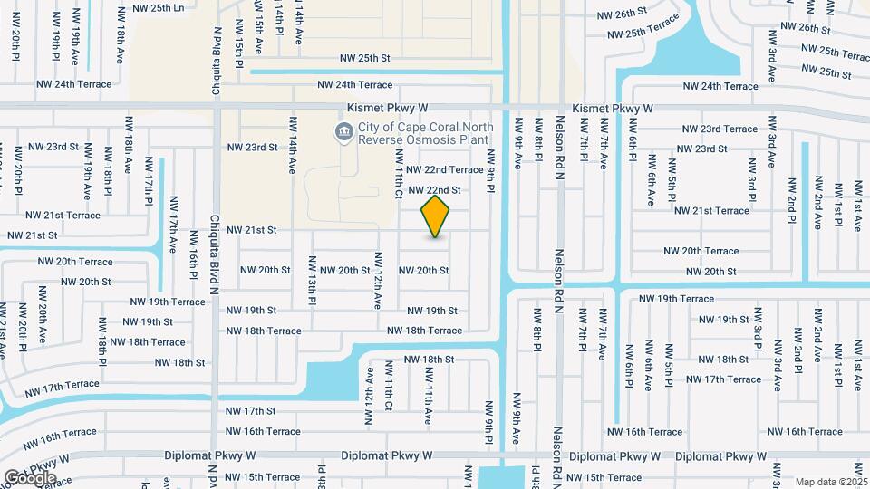 1023 NW 20th Terrace Map and Location Details